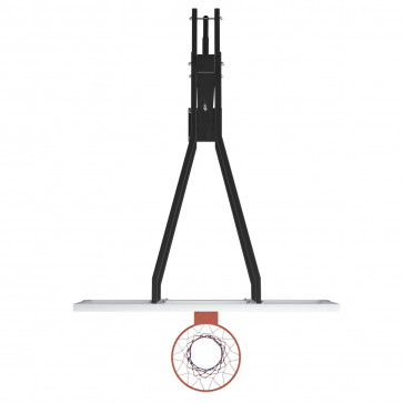 Баскетбольная стойка стационарная UNIX Line B-Stand-TG PRO 72"x42" R45 H230-305 см - 7