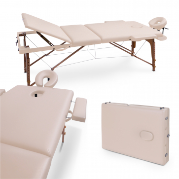 Массажный стол UNIX Standard 3 Section Beige - 11