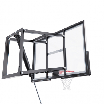 Баскетбольный щит DFC со съёмным регулятором высоты, стекло 6 мм, 120 х 80 см - 6